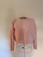 Rosa Strickpullover 🌸