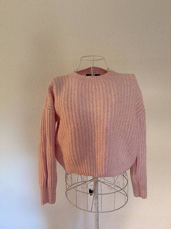 Rosa Strickpullover 🌸