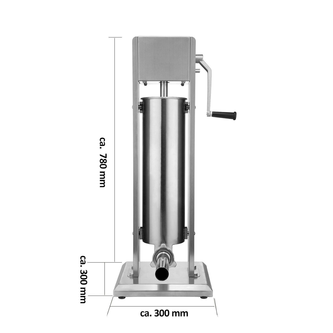 Elettrodomestici da cucina: Profi Wurstfüllmaschine Edelstahl 7L – Nuovo e nell'imballaggio originale da Bottighofen venduto da zaap 8