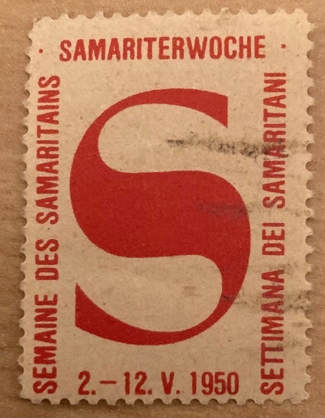Tutti i francobolli: Vignette / Marke Samariterwoche 1950 – Usato da Hunzenschwil venduto da nixnevis