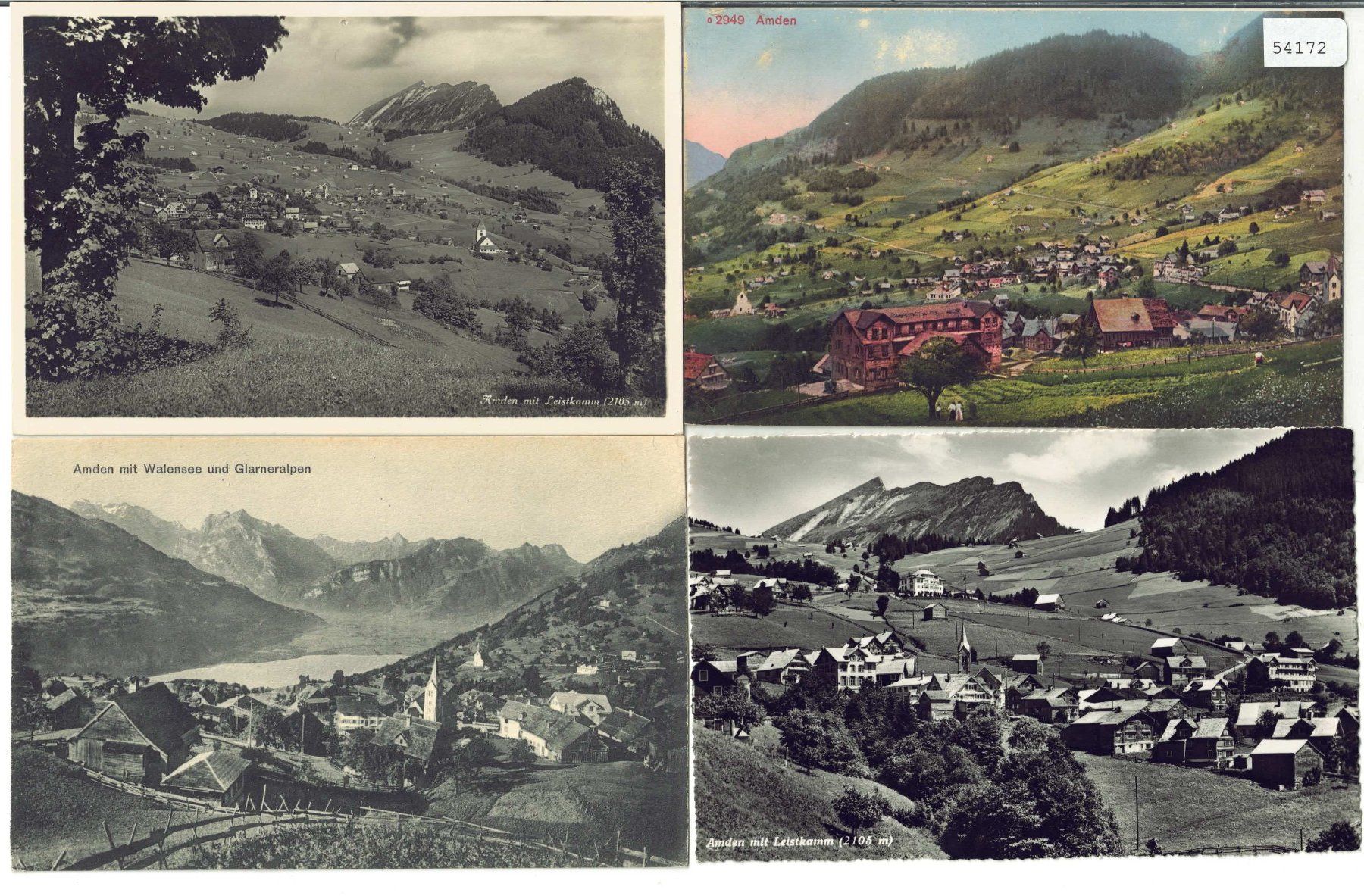 Cartes postales: 4 AK - Amden – D'occasion à Ettingen par Kartenplanet