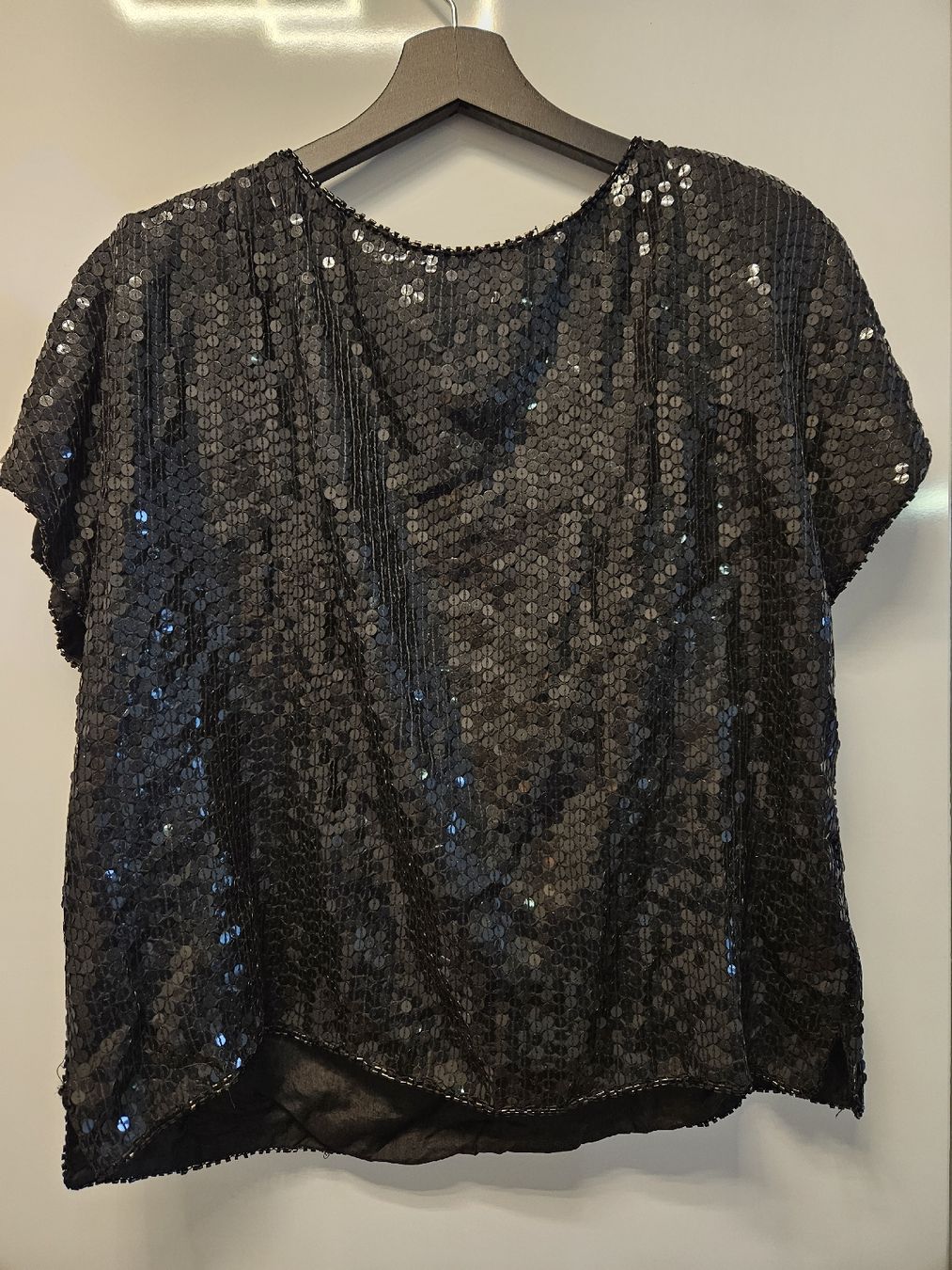 T-shirt: Vintage Pailletten Shirt – Usato da Zürich venduto da ColdCoffee 4