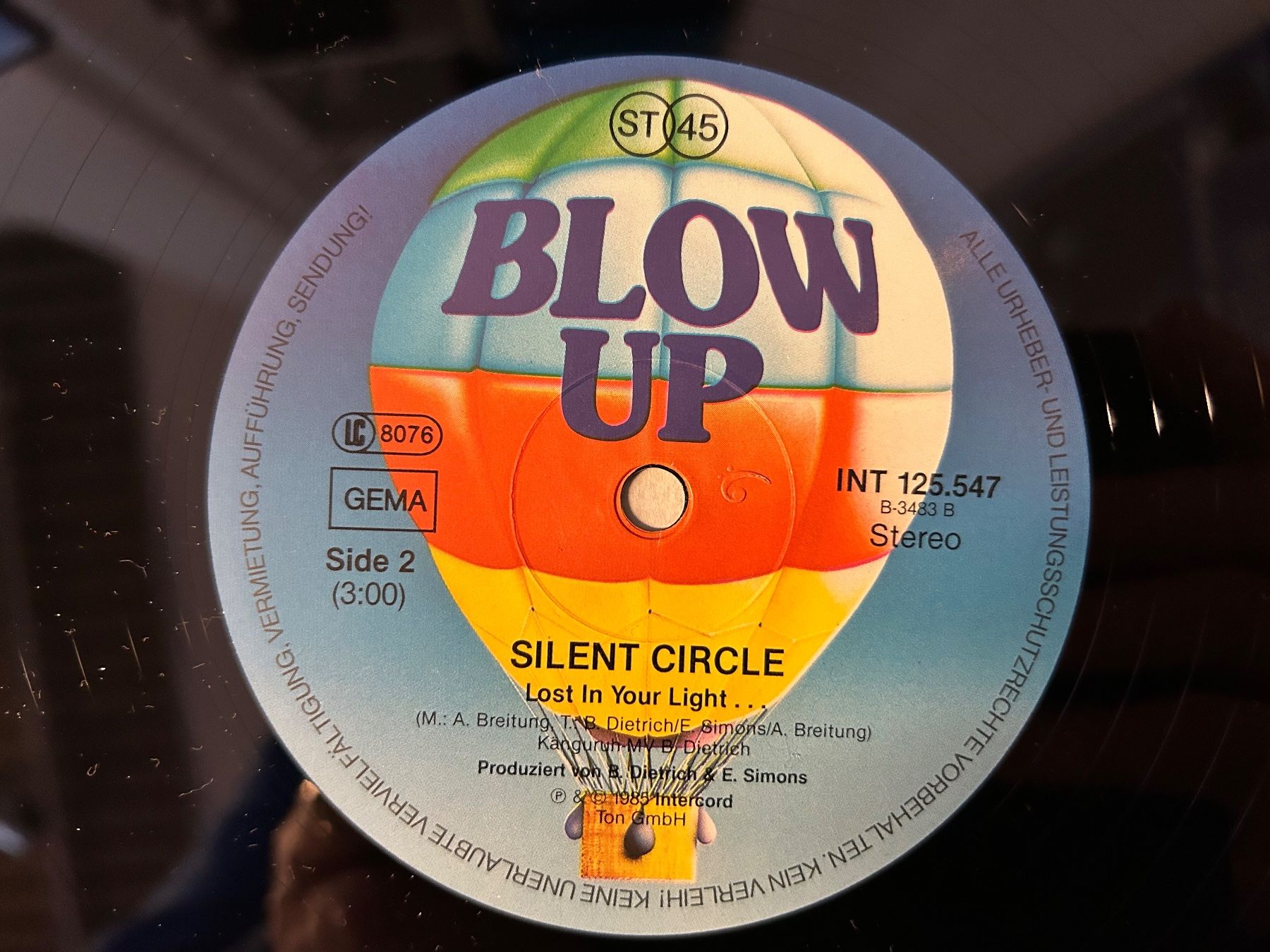 Dischi in vinile: Silent Circle - Touch In The Night, seltene Maxi-Single! ... – Usato da Aesch BL venduto da BlueMusicRecords 3