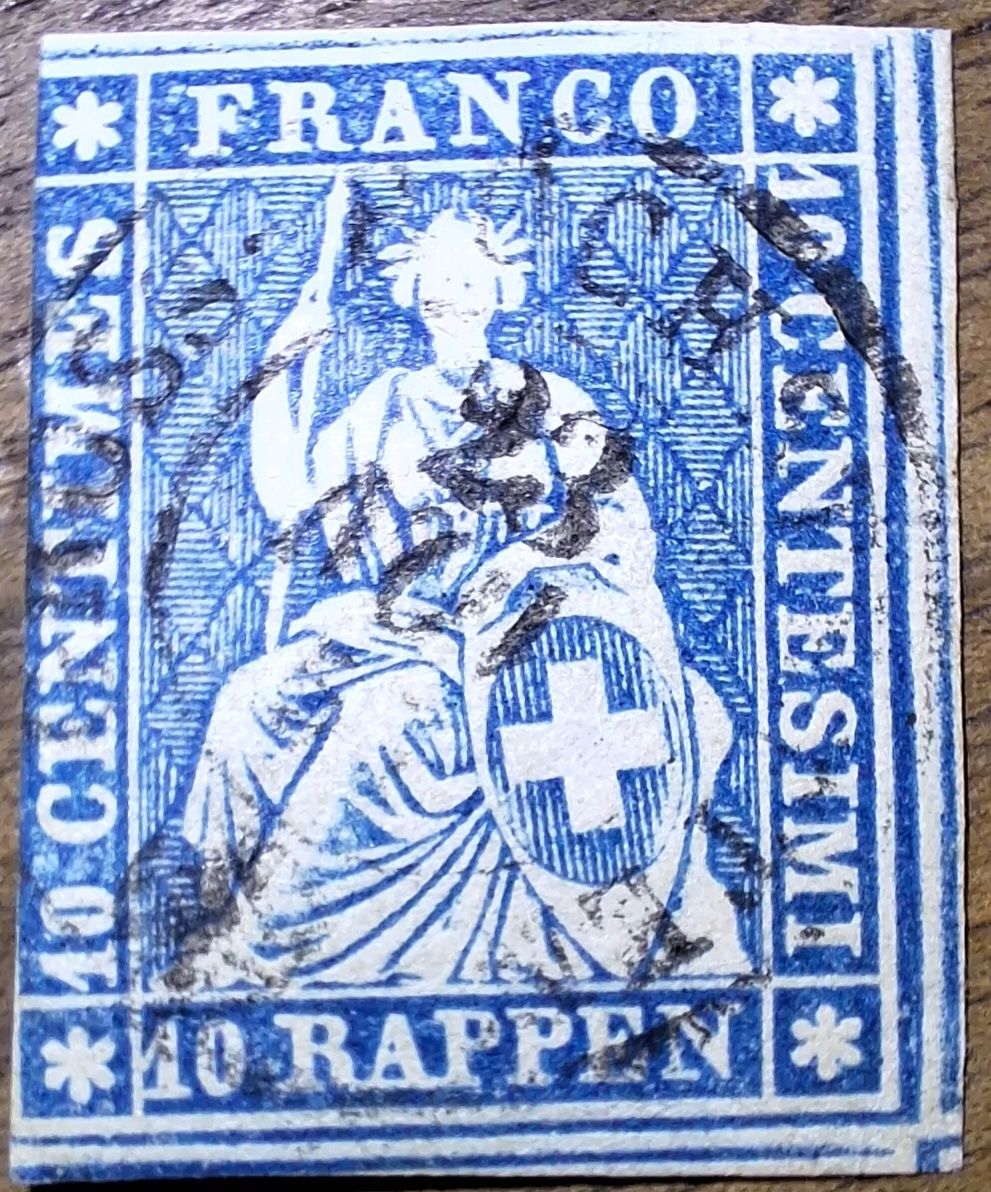Alle Briefmarken: Strubel 23C  – Gebraucht aus Balgach von SIMEON27
