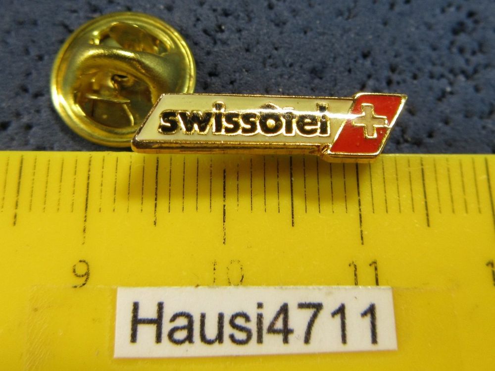 Swissair SISSOTEL Schmuck-pin klein glasiert goldig | Kaufen auf Ricardo