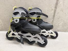 Inline Skates schwarz grau wie neu