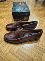 Penny Loafers 1901 Bordeaux 100% Cuir 45 Made in Spain - New