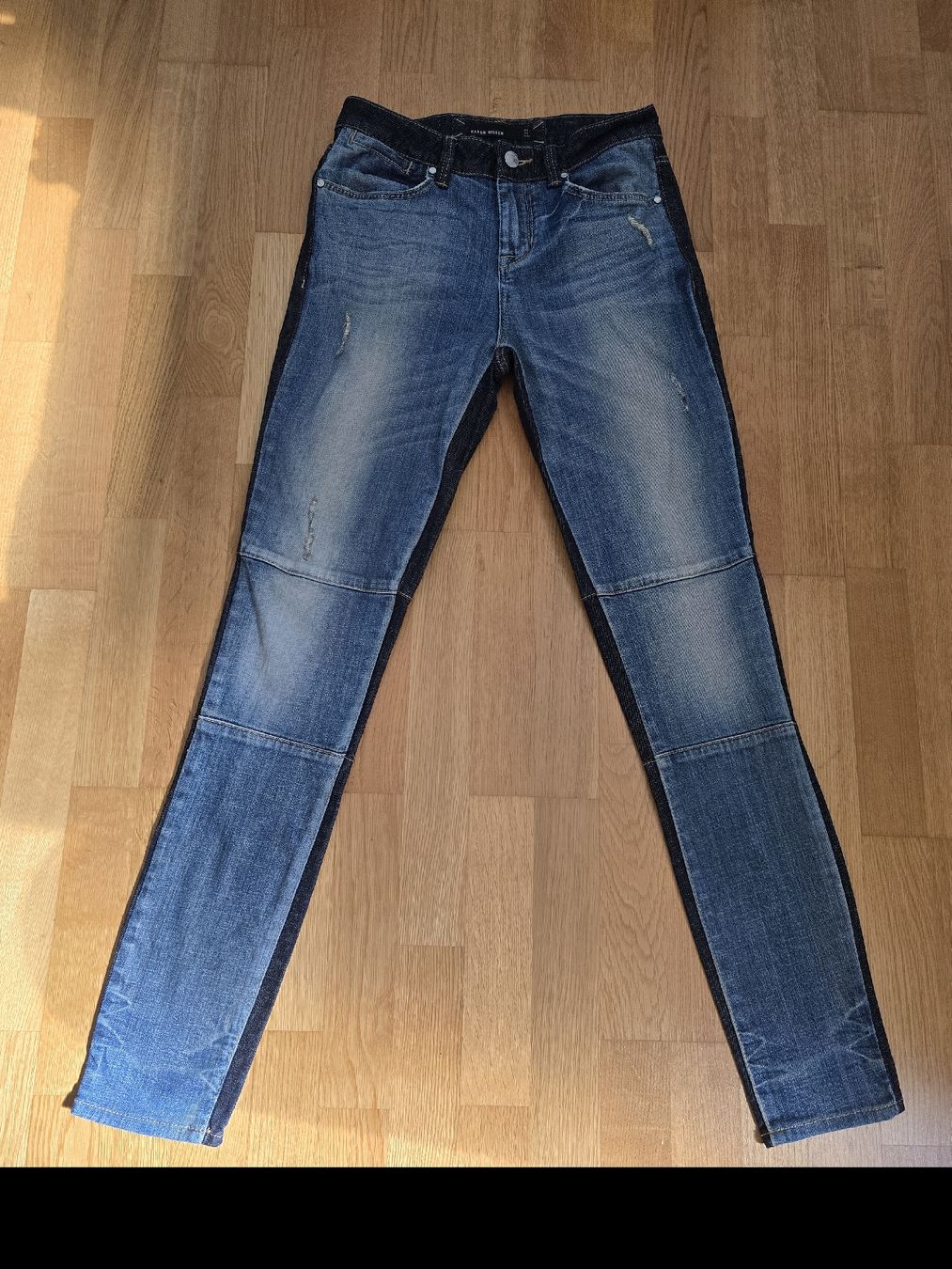 Karen Millen Jeans: Karen Millen Two Tone Contrast Patchwork Jeans EU34  – Nuovo (secondo la descrizione) da Tecknau venduto da Leni_SecondLove 1