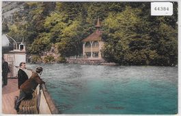 Tellskapelle vom Schiff aus - Litho
