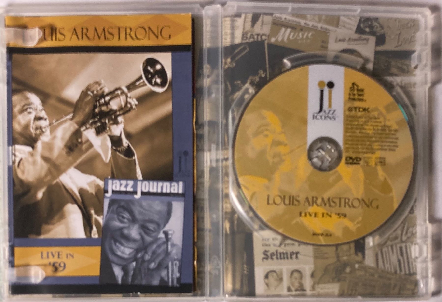 Tous les DVDs: LOUIS ARMSTRONG - LIVE '59 – D'occasion à Poliez-Pittet par Newtown-Records 2