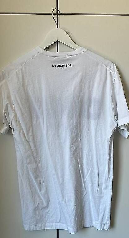 Dsquared2 T-shirt: Dsquared DSQ2 shirt M medium weiss white – Usato da Henggart venduto da escorpio0511 2