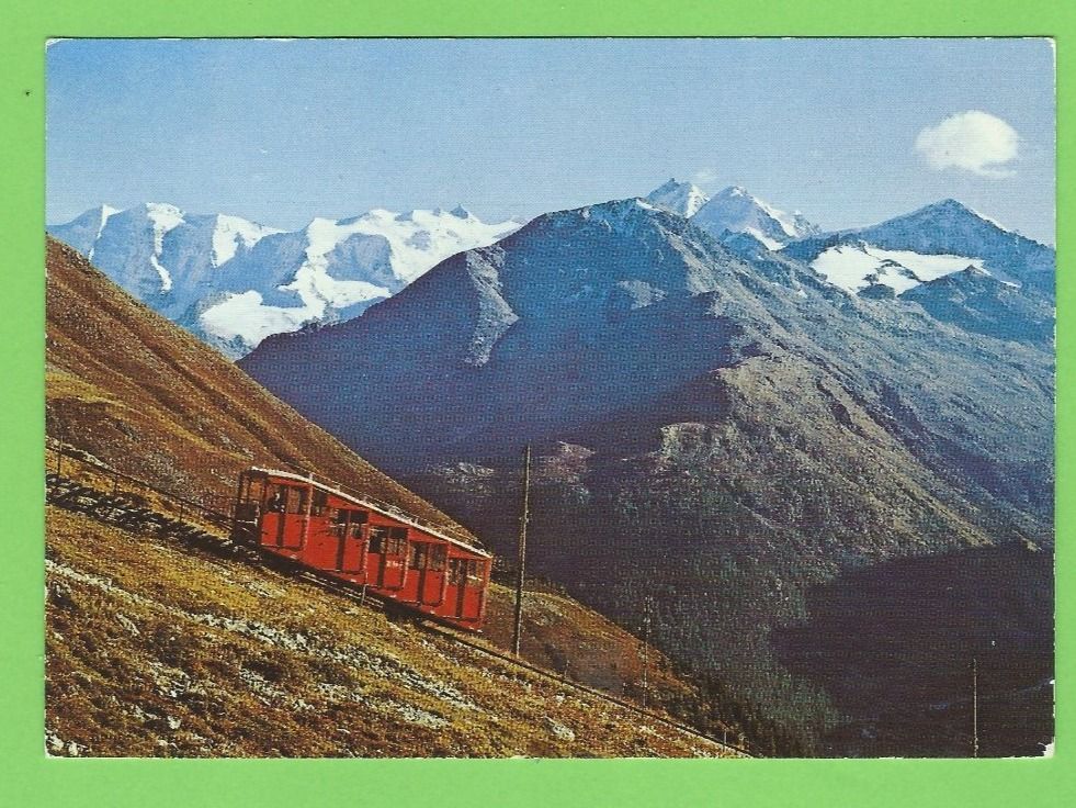 Cartoline postali: Muottas-Muragl mit Bernina Gruppe – Usato da Zürich venduto da t24_de