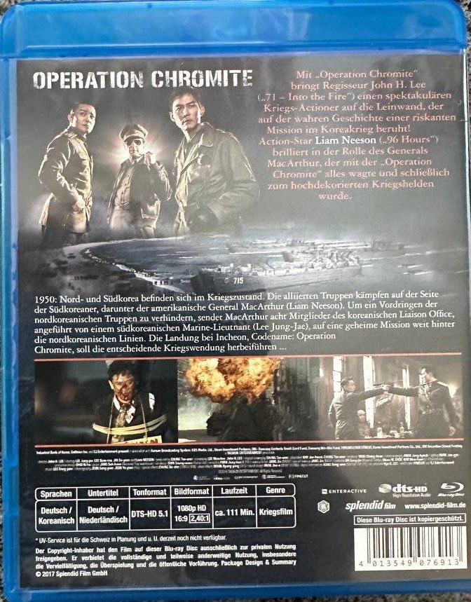 Tutti i DVDs: Operation Chromite - Blu-ray Top Zustand – Usato da Beringen venduto da Mantafisch1 1