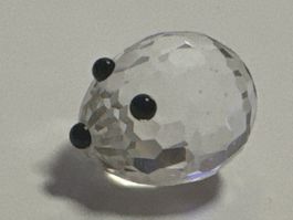 Swarovski Igel RARITÄT mit altem Block SC Logo 1976-1988