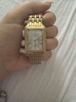 Gold Fossil Watch - Elegant Rectangle Face - Perfect for Sum