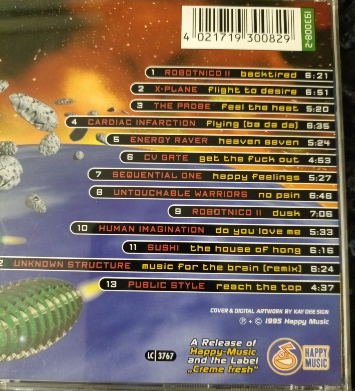 CD: Planet Rave CD 1995 – Usato da Interlaken venduto da M.Sturm 1