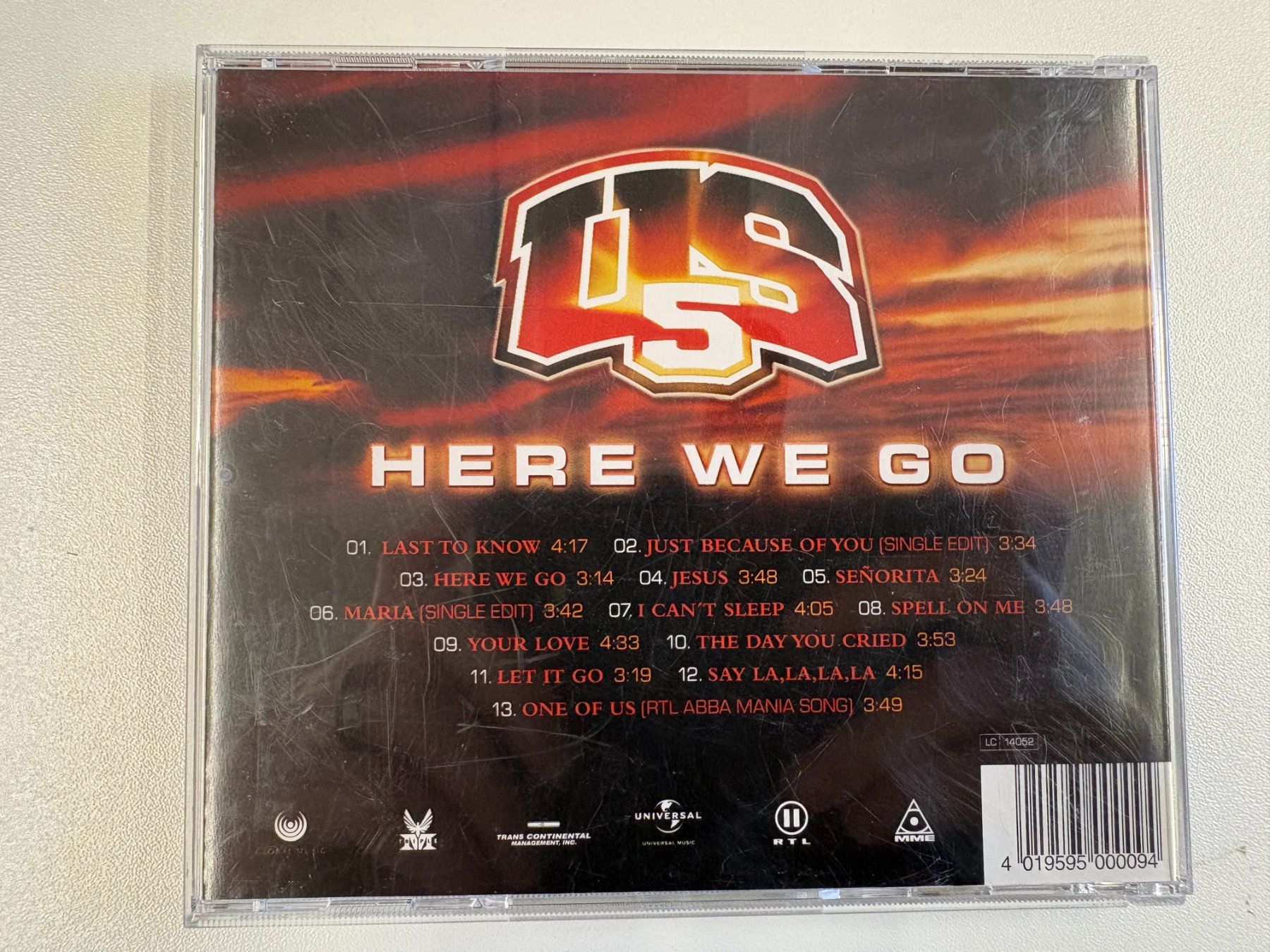 CD: US5 - Here We Go – Usato da Oberbütschel venduto da SimBla91 1