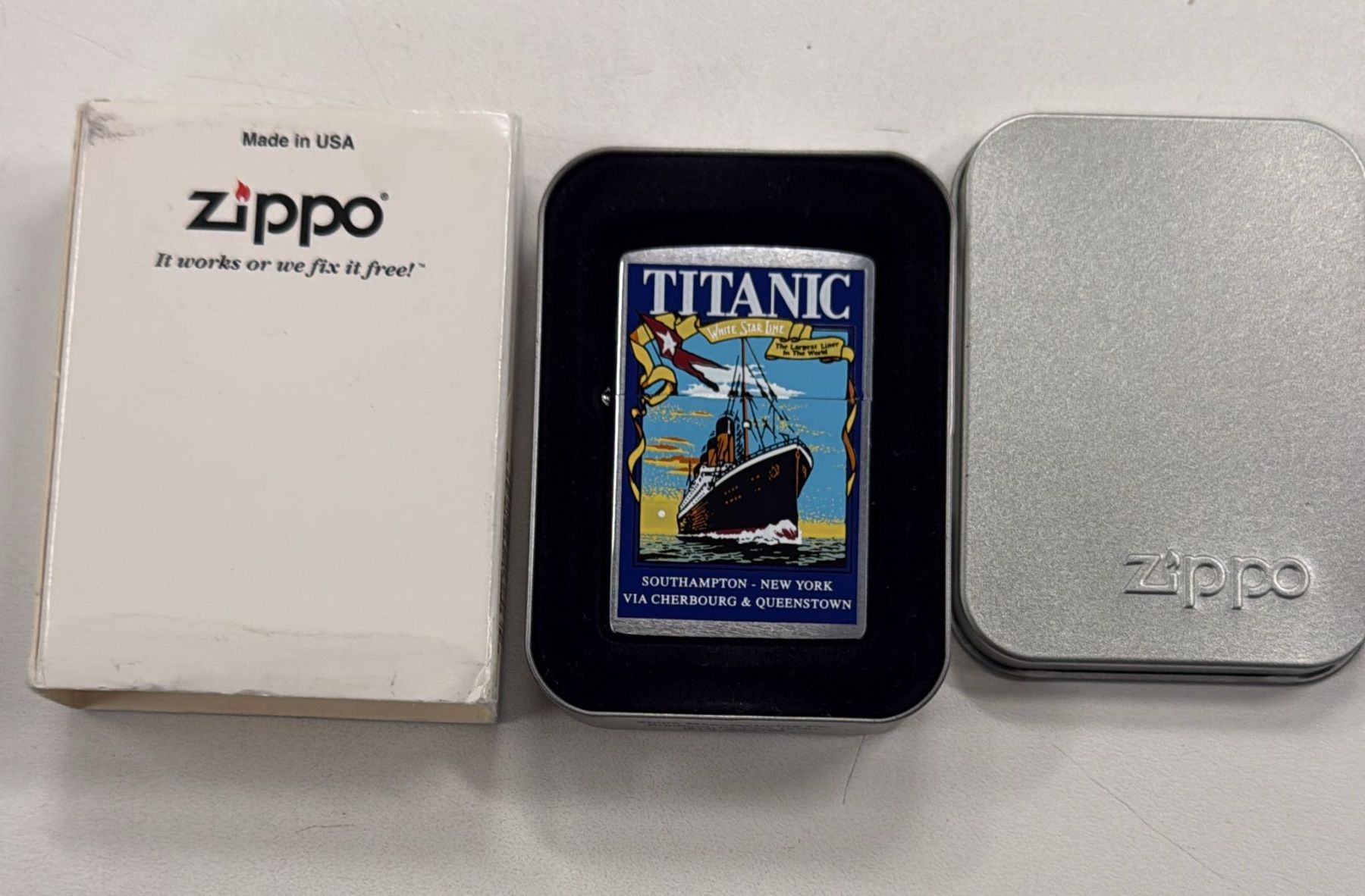 Zippo Briquets: ZIPPO FEUERZEUG TITANIC – D'occasion à Zürich par freioccasionen 5
