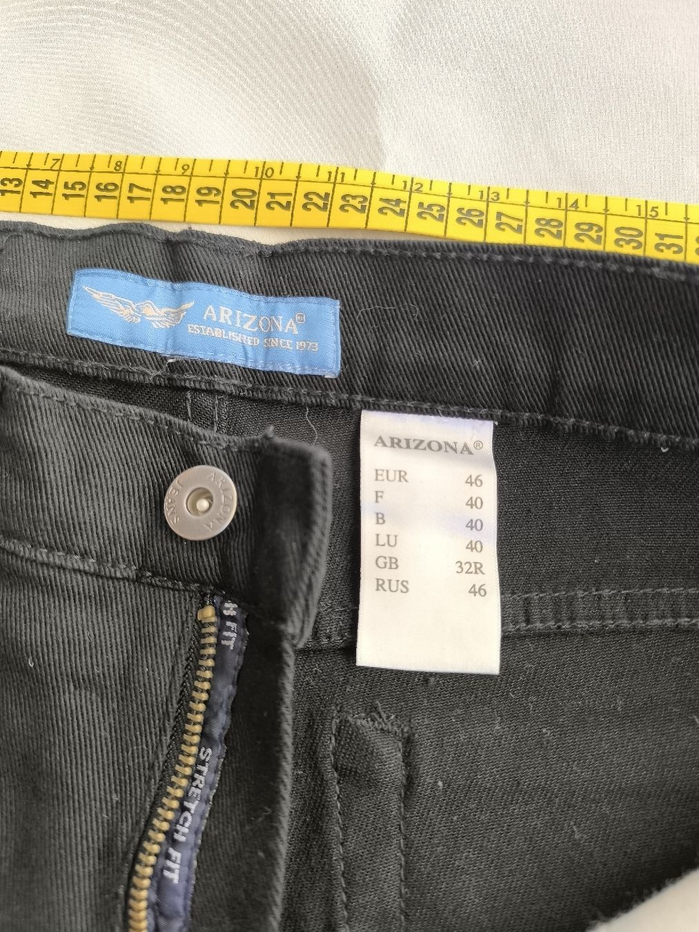 Arizona Jeans: Jeans Arizona neri taglia 46 cotone stretch – Nuovo (secondo la descrizione) da Oensingen venduto da Outlet_Super_Sale 3