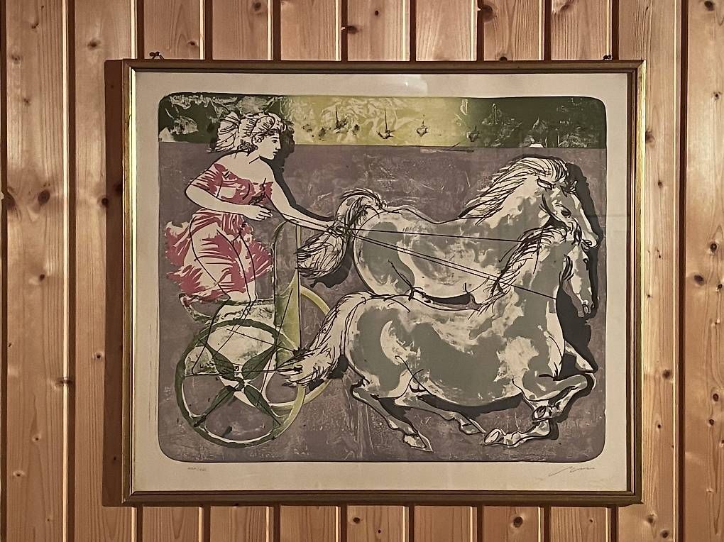 Grafica & Litografie: Lithographie Hans Erni – Usato da Le Châble VS venduto da Dudu57