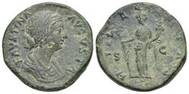FAUSTINA II AE Sestertius (161-175 AD).