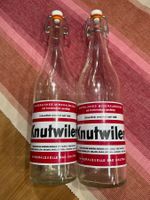 Knuttwiler Glasflasche 1 lt vintage  2 Stk