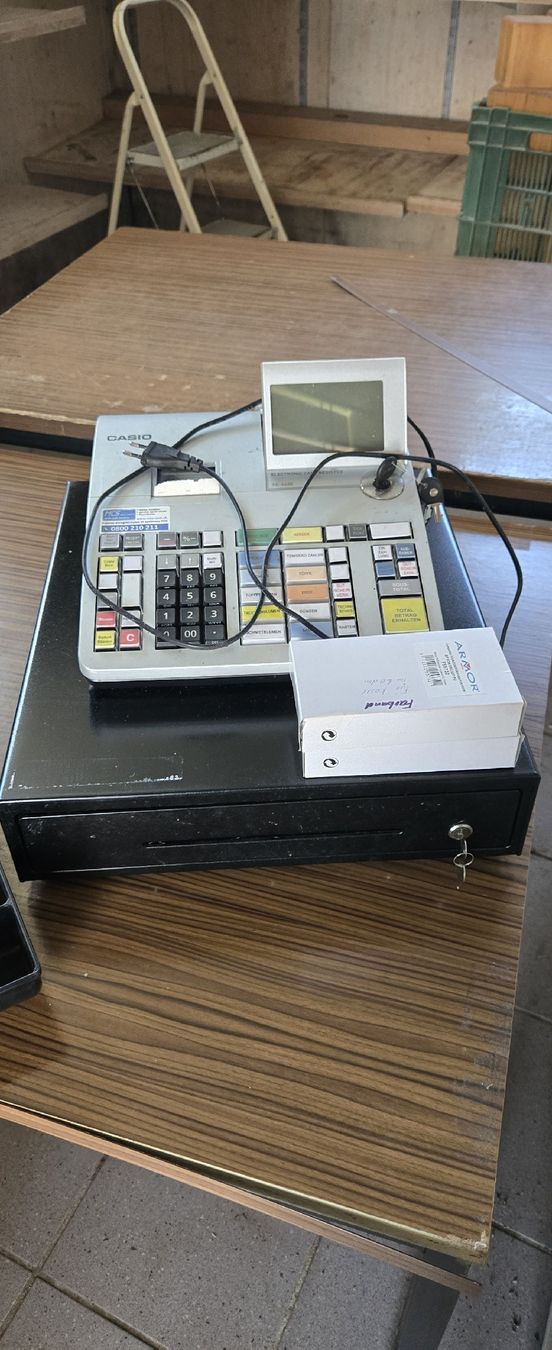Casio Registratore di cassa: Registrierkasse mit Ticket CASIO -Caisse enregistreuse CASIO – Usato da Rechthalten venduto da magnolia66 1