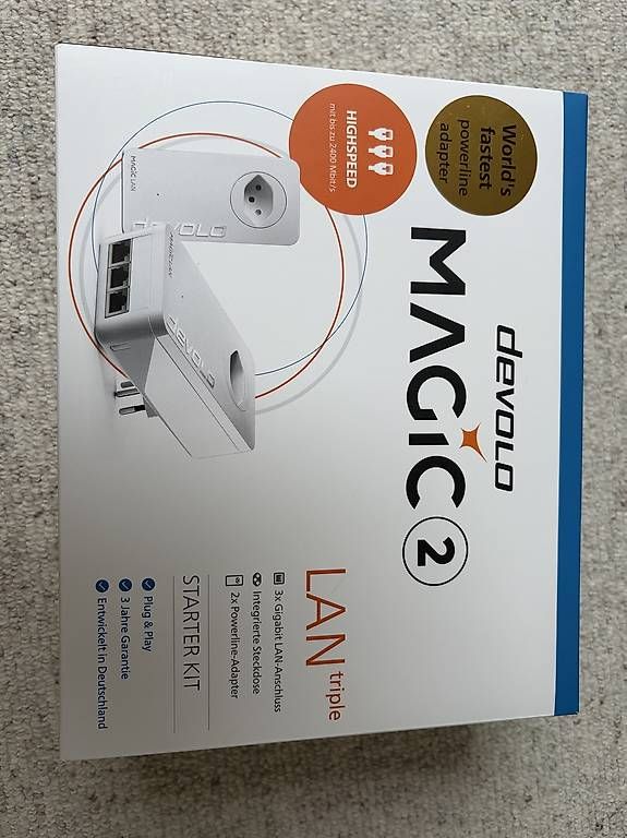 Devolo Unità & Adattatore: Devolo Magic 2 LAN triple Starter Kit – Usato da Reinach BL venduto da har_7ff9