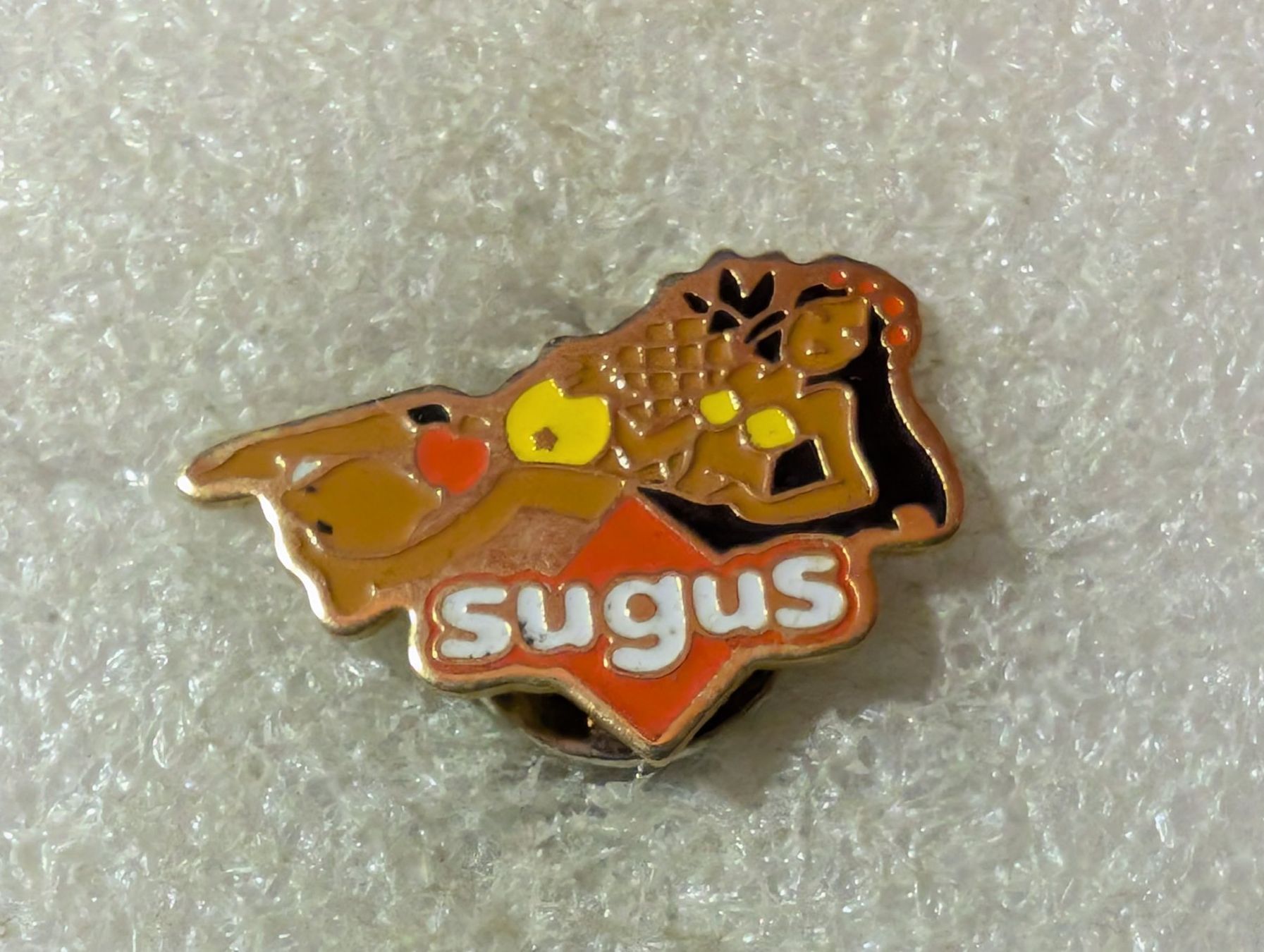 Placchette & Badge: Ansteckpin 134: Sugus – Usato da Oppligen venduto da Pin-Fall-Shop