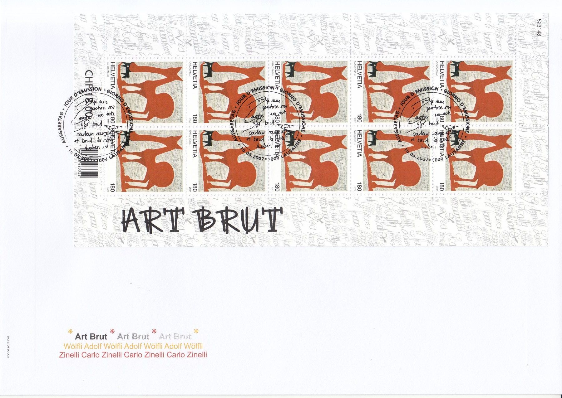 Tutti i francobolli: SBK 1233 - 1234 Kleinbogen FDC, Kat. Fr. 140.- – Usato da Bürglen TG venduto da StampGraf 1