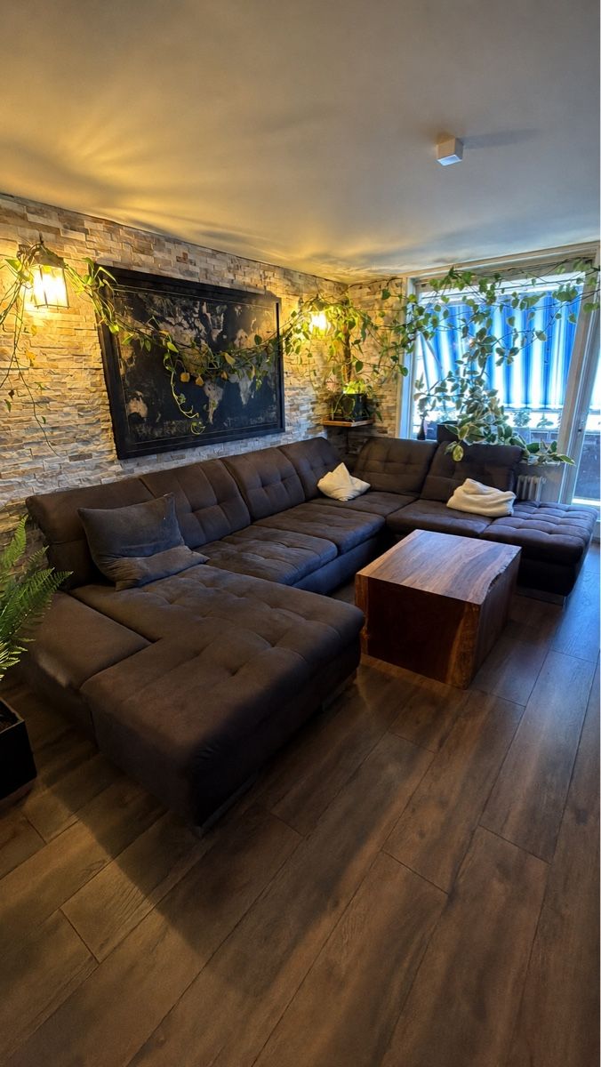 Sofas: Wohnlandschaft Ecksofa anthrazit – Gebraucht aus Basel von kie_syn7