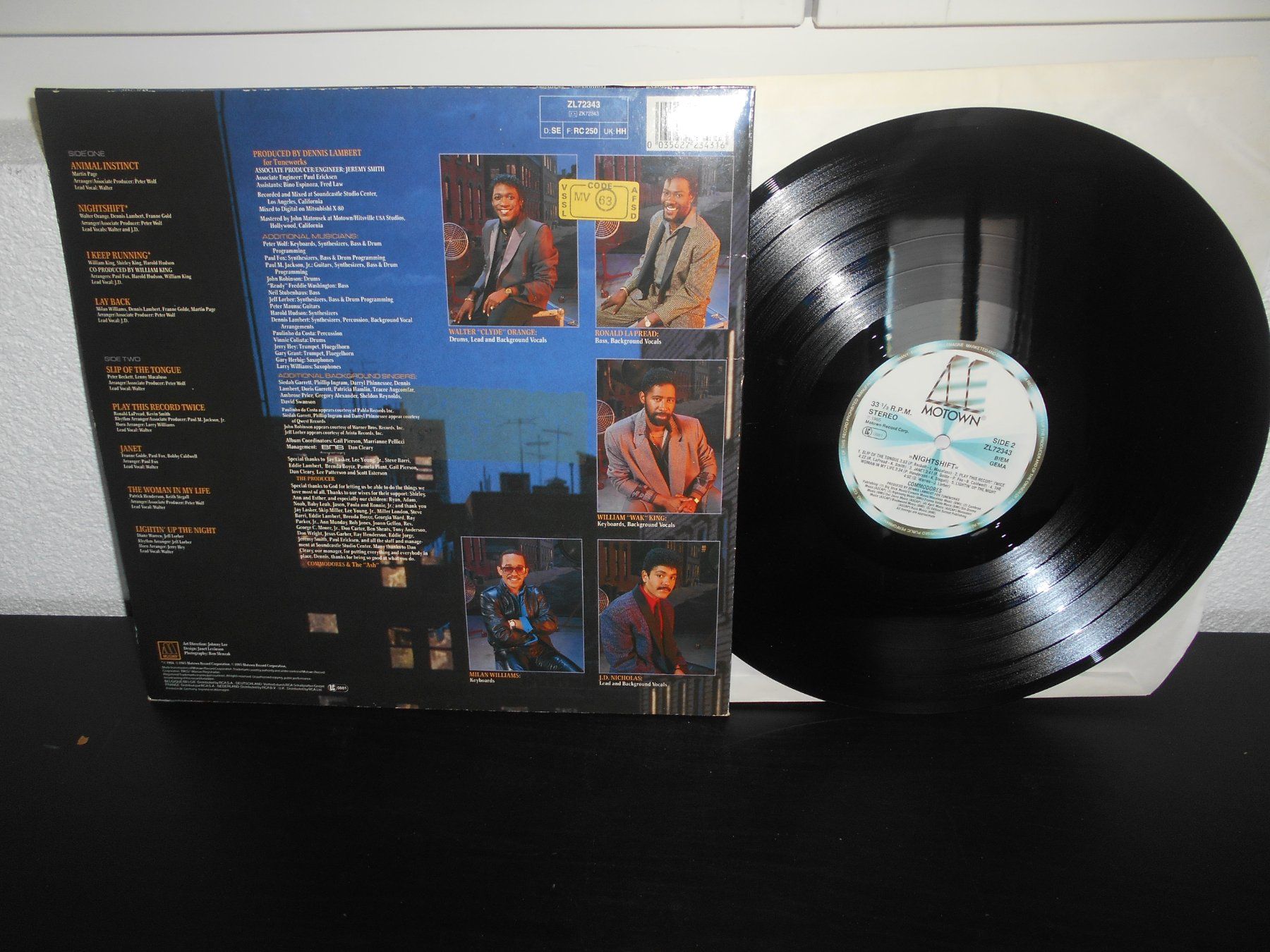 Dischi in vinile: Commodores – Nightshift / 1985 – Usato da Aarberg venduto da witchhunter01 1