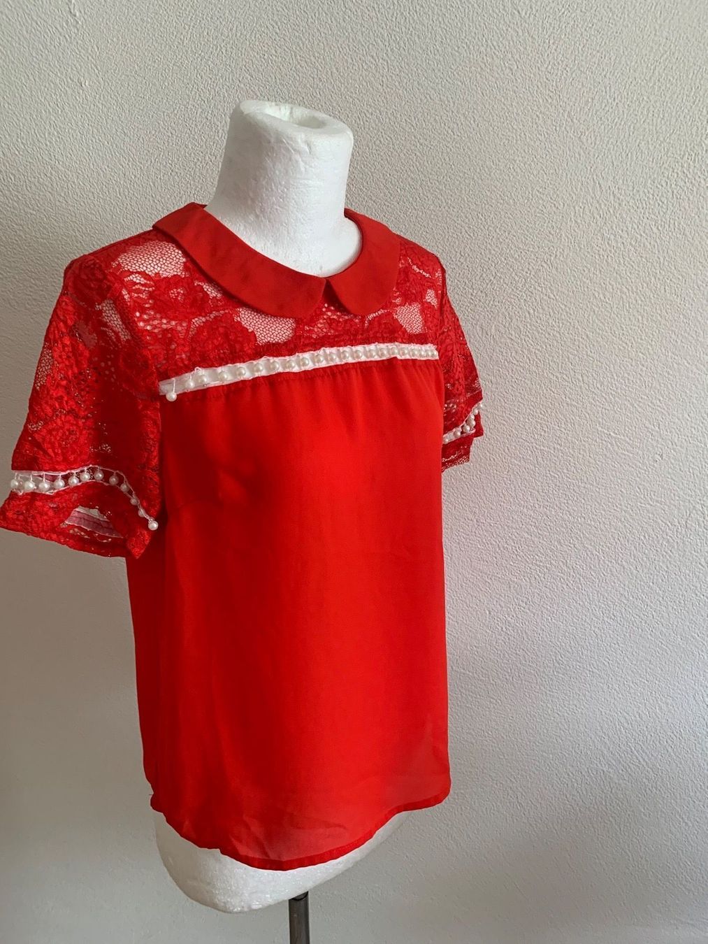 T-shirt: Hübsches Shirt mit Perlen, Gr. L, NEU – Nuovo (secondo la descrizione) da Altendorf venduto da Beauty_Girl83