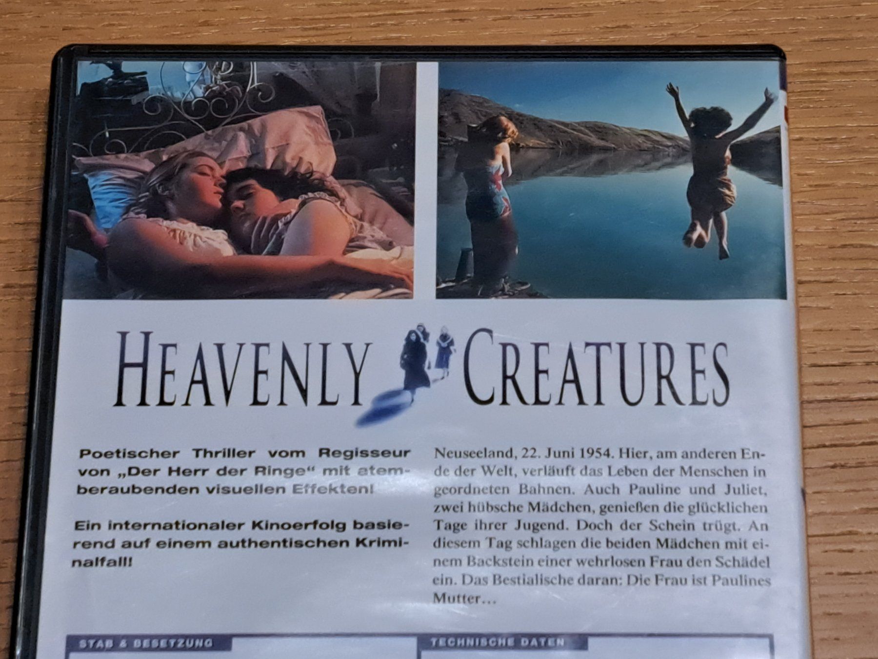Tutti i DVDs: DVD Heavenly Creatures von Peter jackson mit kate Winslet – Usato da Unterseen venduto da Kanica 2