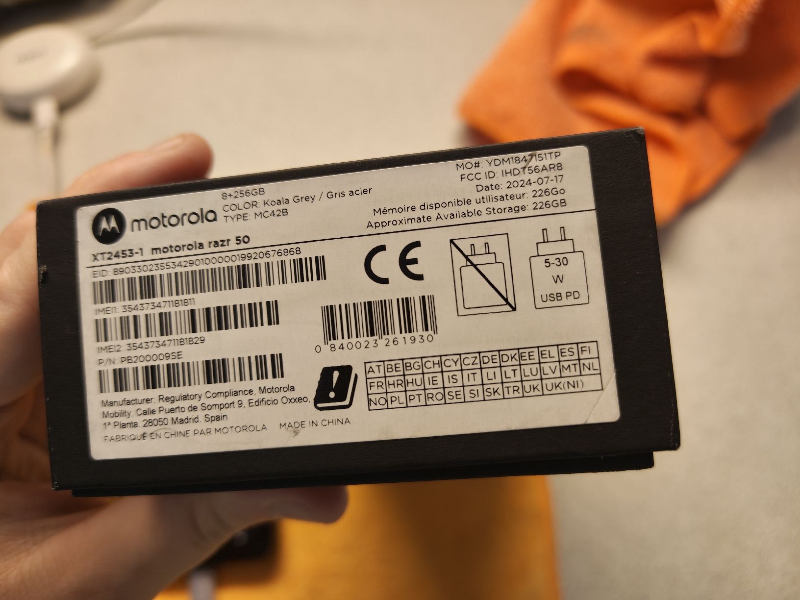 Motorola Telefoni cellulari / Smartphones: Motorola razr 50 Ab 1.- – Usato da Arbon venduto da LucaItaliano 4