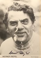 Werner Riepel 1922-2012 Autogramm signiert Foto 10x15cm