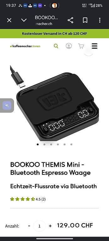 Accessori da laboratorio: Bookoo Mini Waage mit Druck Sensor wie Neu – Nuovo (secondo la descrizione) da Zuchwil venduto da Brechi0 4
