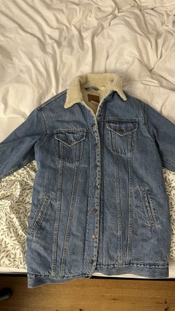 Levi's Jeans Jacke mit Teddyfell Kragen, Grösse S