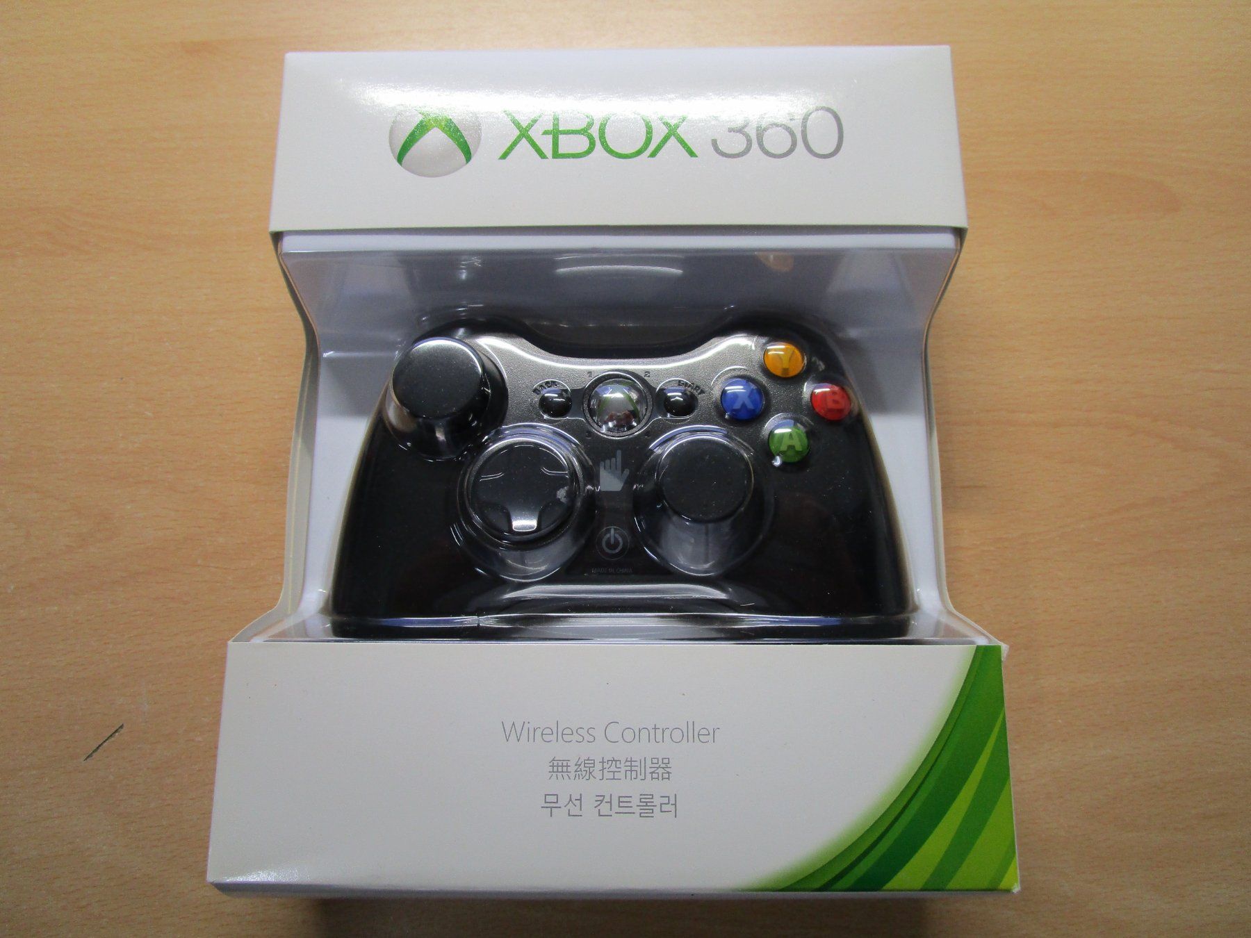 Microsoft Controller: Xbox 360 Controller - black - NEUWARE - Original Microsoft – Nuovo e nell'imballaggio originale da Goldau venduto da agestuffer