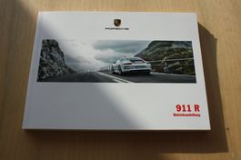 Porsche 911 R Betriebsanleitung Handbuch 1/2016