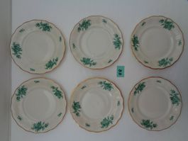 6 Dessertteller - Koenigszelt Charlotte Germany 40er Jahre