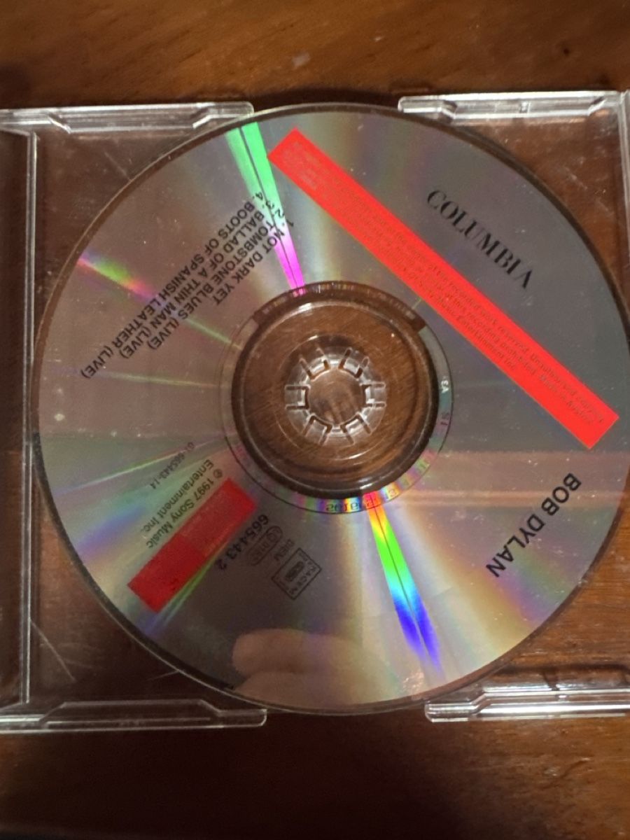 CD: CD Bob Dylan Not Dark Yet Single Columbia 1997 – Usato da Merligen venduto da barratt 2