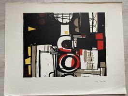Gustav Kurt BECK, Linolschnitt/Grafik signiert 102/135