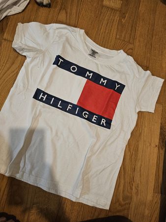 Tommy Hilfiger T-Shirt Weiss Gr. 10 -12J Sommer Top Zustand!