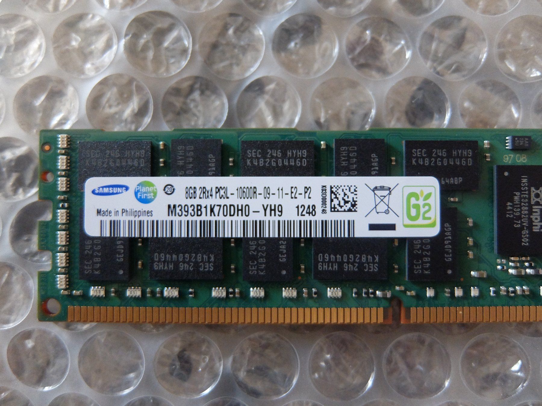 Samsung Memoria / RAM: Samsung CISCO 8GB 2Rx4 PC3L Server Ram – Usato da Basel venduto da Elektronik_Markt 2