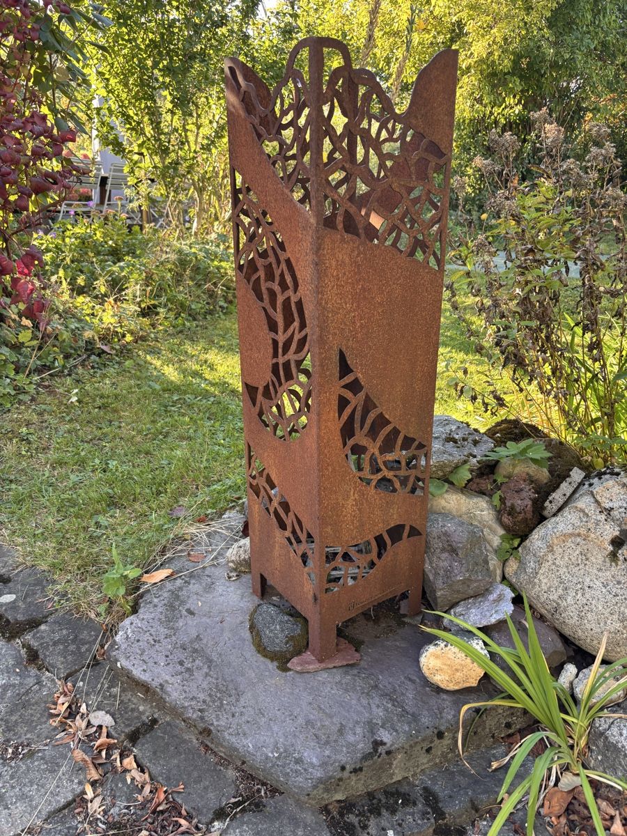 Bracieri: Feuersäule mit Rostpatina – Usato da Egg bei Zürich venduto da Fylanblau 1
