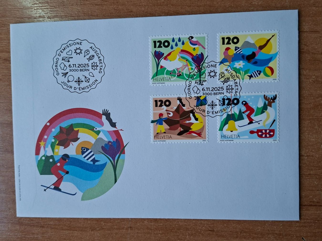 Tutti i francobolli: F2083 - FDC Saisons 2025 – Usato da Trélex venduto da Phil_Albert
