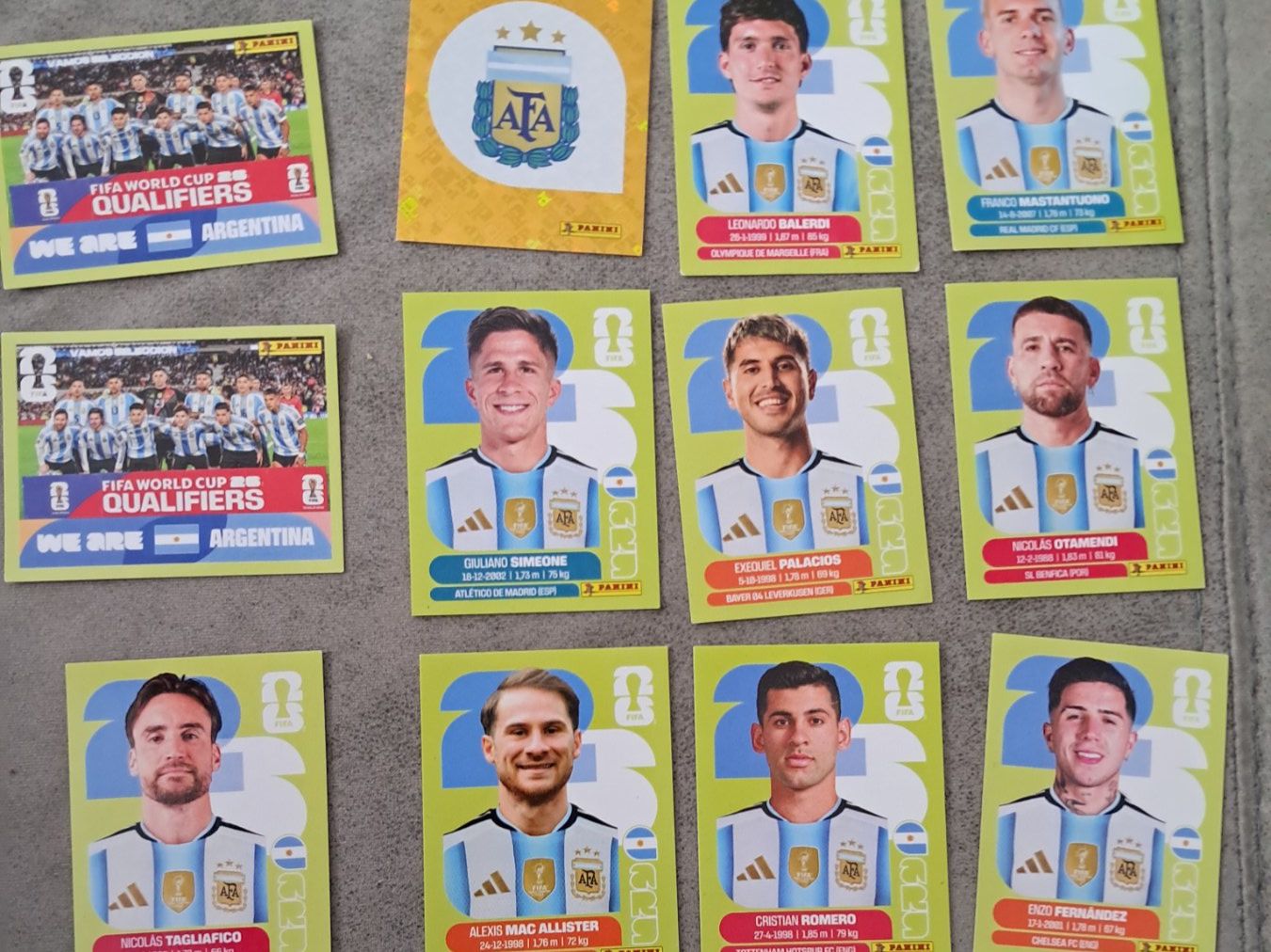 Panini Sammelbilder & Trading cards: 12 x Paninisticker 2026 / Argentinien – Neu (gemäss Beschreibung) aus Weinfelden von Da-ryn01