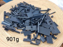900 g dunkelgraue Lego Teile