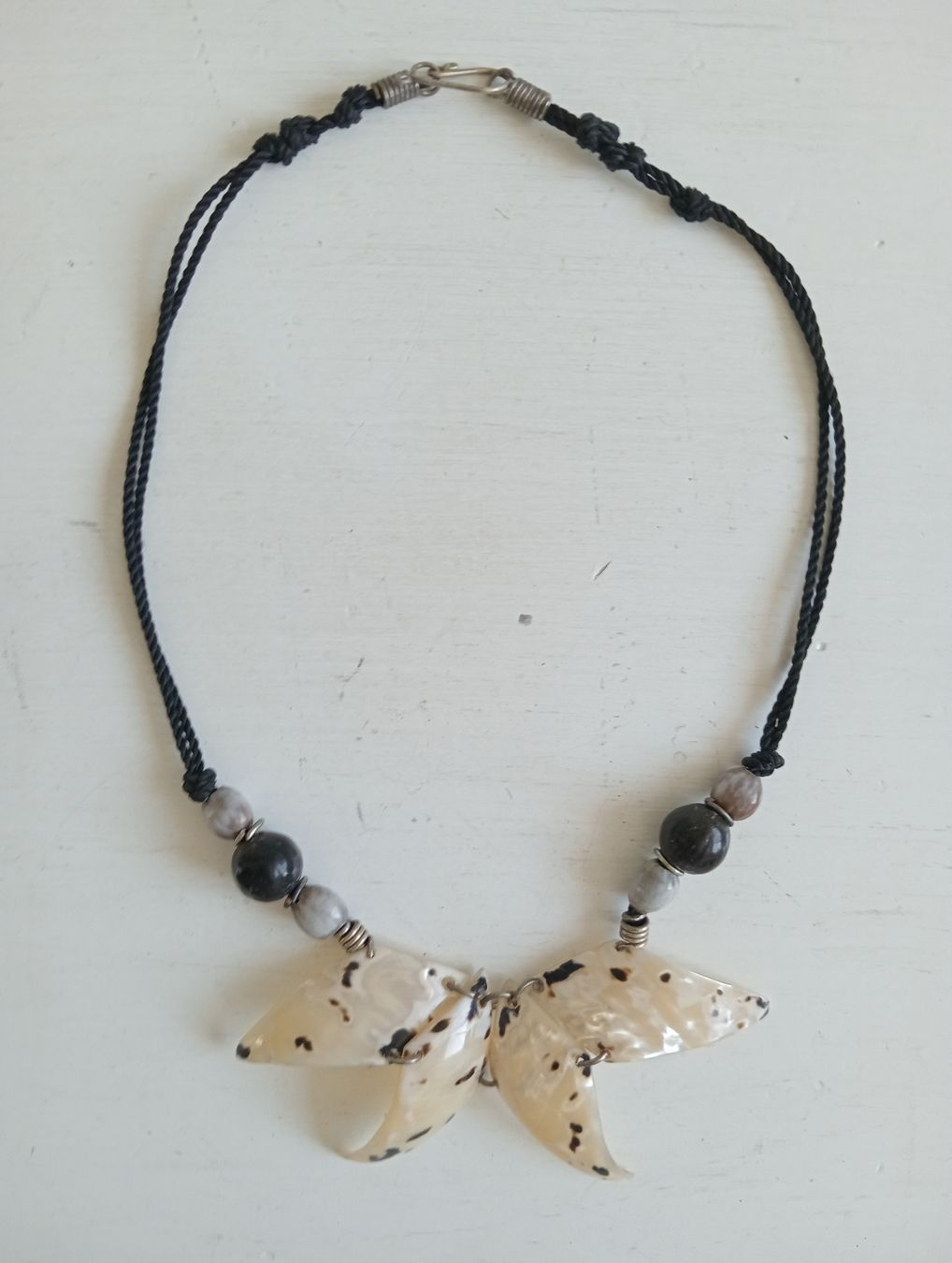 Catenine: Boho Kauri Muschel Choker Kette 40 cm – Usato da Allschwil venduto da Evgeniia78